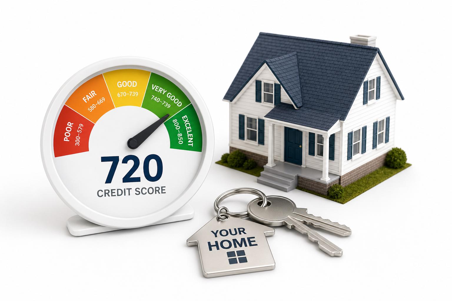Credit score to buy a house